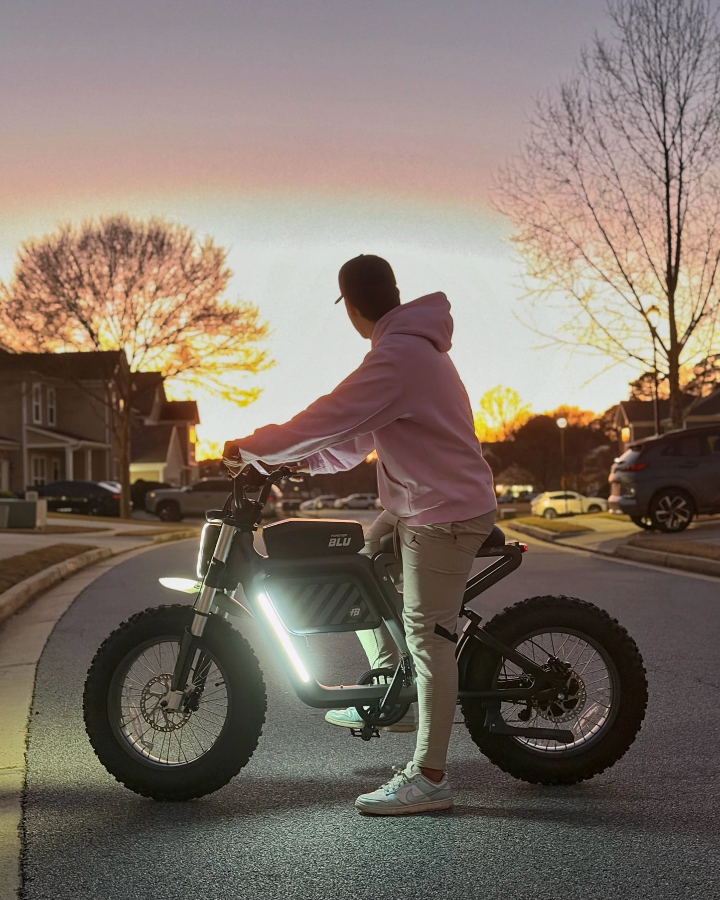 Forever BLU Bondi eBike — Racing Oil Edition | Available at AMP Electric Wheelz